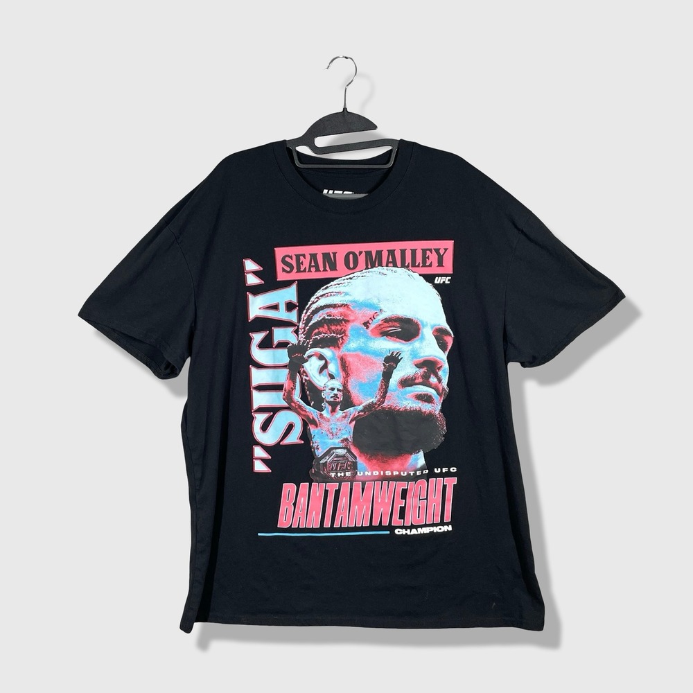 UFC Sean O'Malley Suga T-Shirt Mens XL Black Streetwear Sporty MMA Graphic